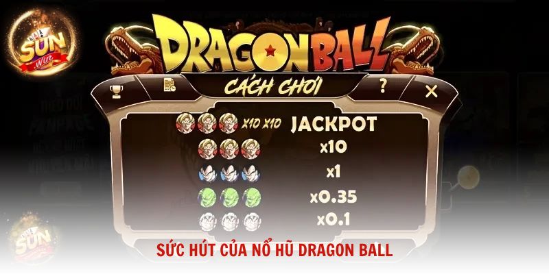 Sức hút của nổ hũ Dragon Ball