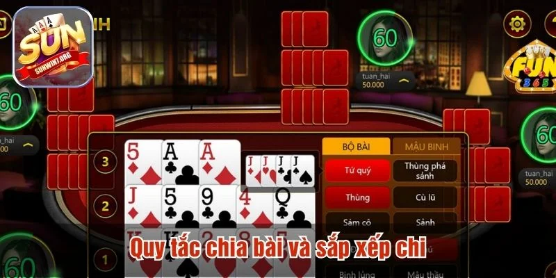 Quy tắc xếp bài và phân định cao thấp